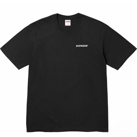 SUPREME BLACK PATCHWORK TEE - Picture 2 of 4